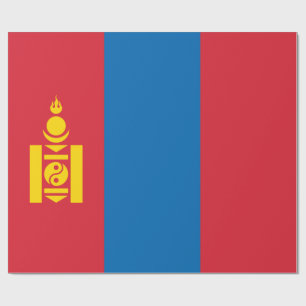 Flag of Mongolia Wrapping Paper