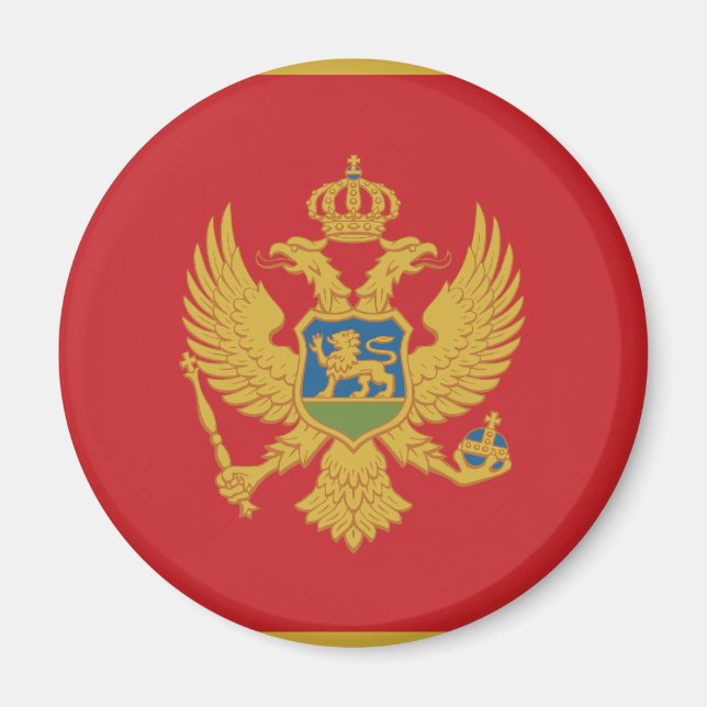 Flag of Montenegro Magnet (Front)