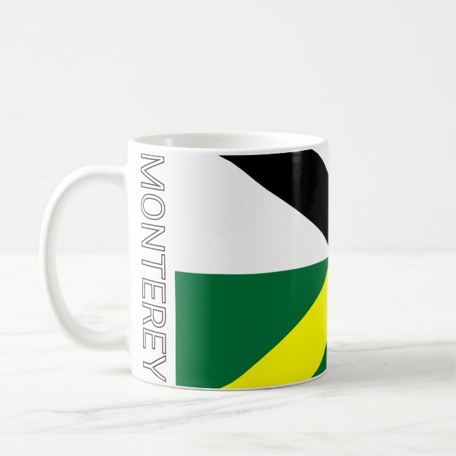 Flag of Monterey, California Coffee Mug (Left)