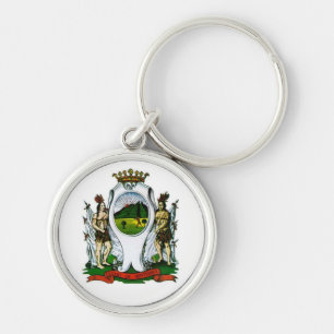 Flag of Monterrey, Nuevo León - MEXICO Keychain