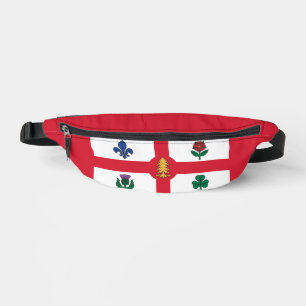 Flag of Montreal, Quebec Fanny Pack