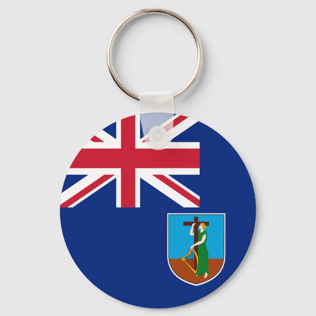 Flag of Montserrat Keychain (Front)