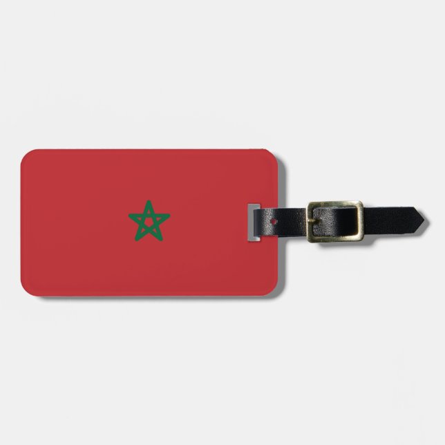 Flag of Morocco Luggage Tag (Front Horizontal)