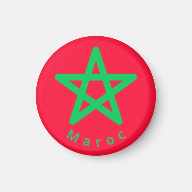 Flag of Morocco Magnet (Front)