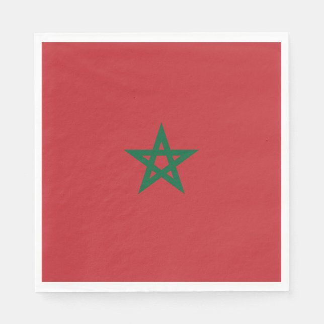 Flag of Morocco Napkin (Front)
