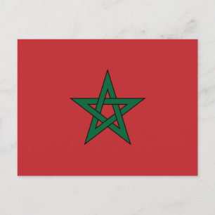 Flag of Morocco Postcard