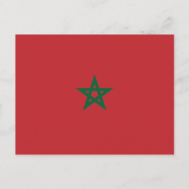Flag of Morocco Postcard (Front)
