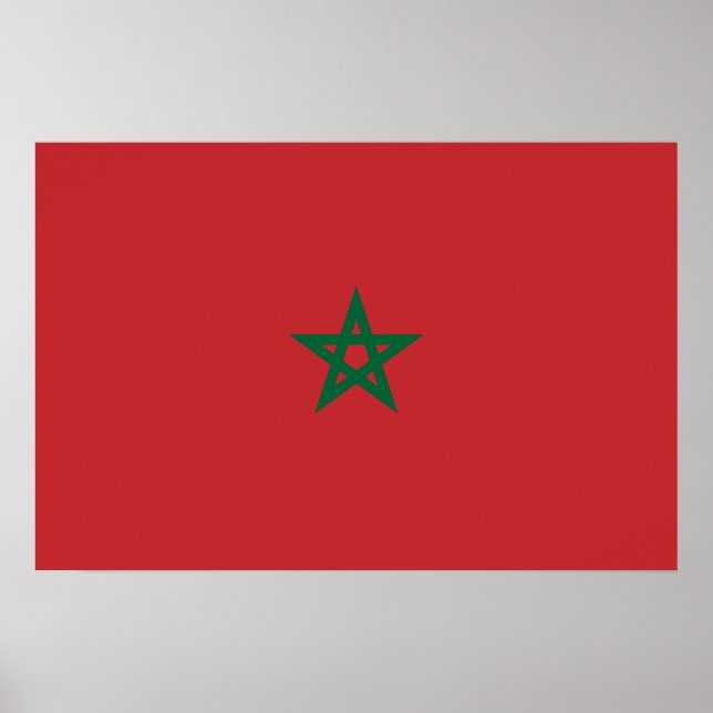 Flag of Morocco Poster (Front)