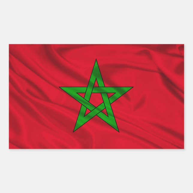 Flag of Morocco Sticker (Front)
