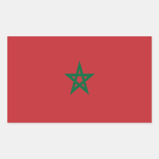 Flag of Morocco Sticker (Front)