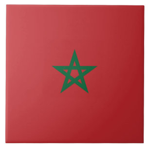 Flag of Morocco Tile