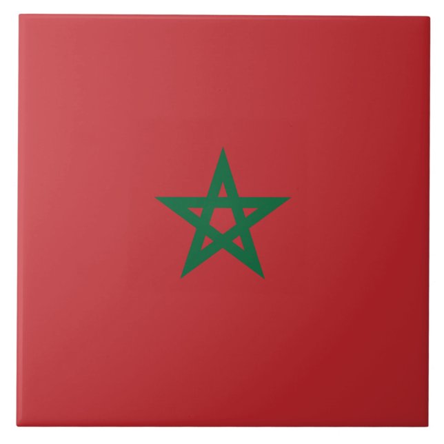 Flag of Morocco Tile (Front)