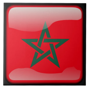 Flag of Morocco Tile