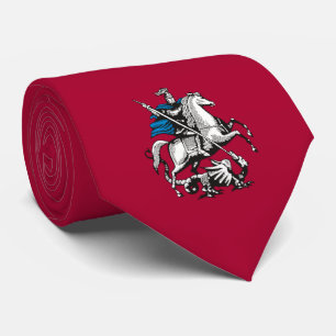 Flag of Moscow (Russian Capital City) Tie