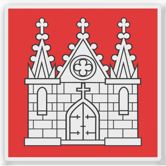 Flag of Moutier, Switzerland (Front)