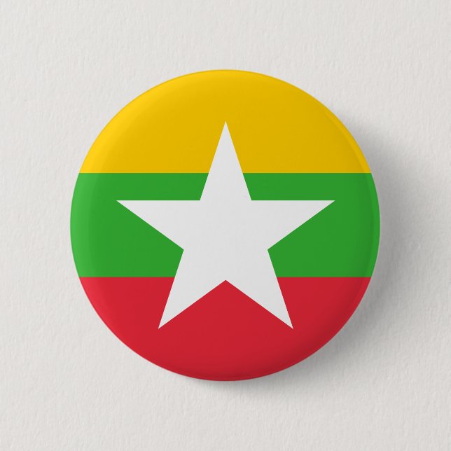 Flag of Myanmar Button (Front)
