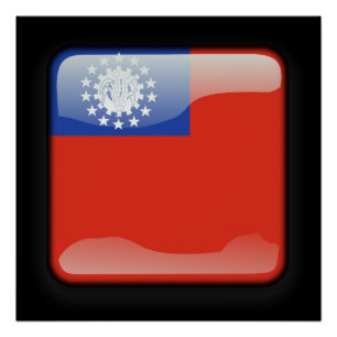 Flag of Myanmar Poster