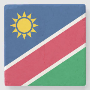 Flag of Namibia (Southern Africa) Stone Coaster