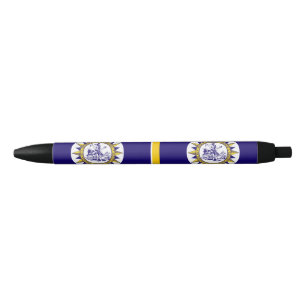 Flag of Nashville, Tennessee Black Ink Pen