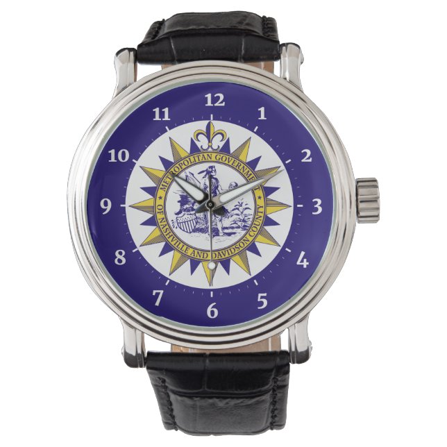 Flag of Nashville, Tennessee Watch (Front)