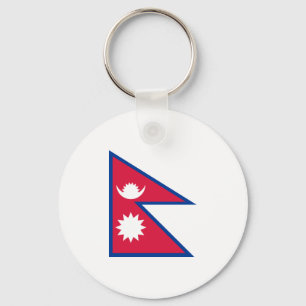 Flag of Nepal Keychain