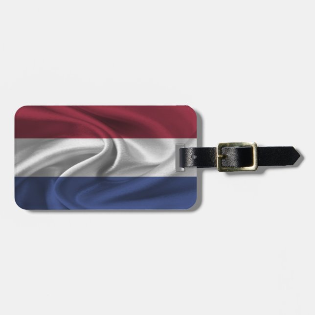 Flag Of Netherlands Luggage Tag (Front Horizontal)
