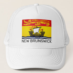 Flag of New Brunswick, Canada Trucker Hat