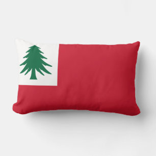 Flag of New England Lumbar Pillow