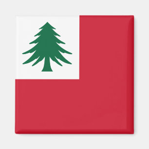 Flag of New England (pine only) - unofficial Magnet