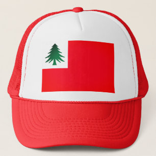 Flag of New England (pine only) - unofficial Trucker Hat