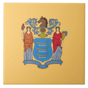 Flag of New Jersey Tile