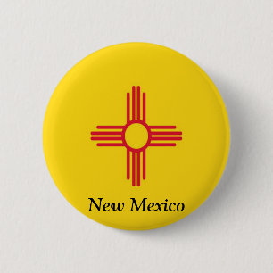 Flag of New Mexico 2 Inch Round Button