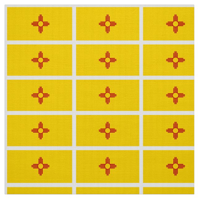 Flag of New Mexico Fabric (Swatch)