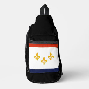 Flag of New Orleans, Louisiana Sling Bag