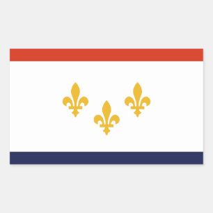 Flag of New Orleans, Louisiana Sticker