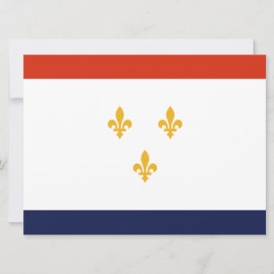 Flag of New Orleans (Louisiana, USA) Card
