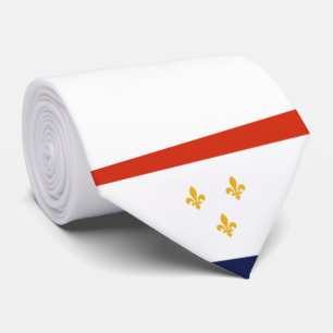 Flag of New Orleans (Louisiana, USA) Tie