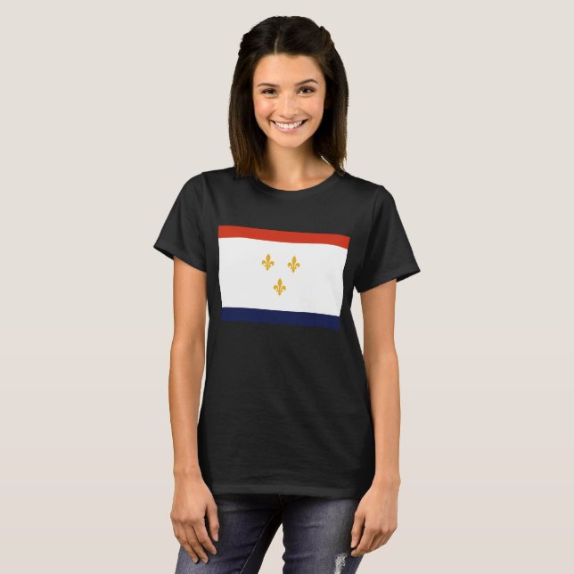 Flag of New Orleans T-Shirt (Front Full)