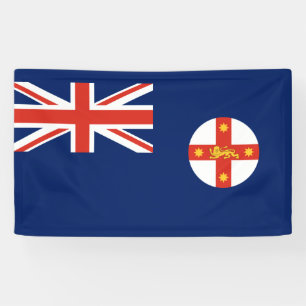 Flag of New South Wales (Australian State) Banner