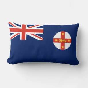 Flag of New South Wales (Australian State) Lumbar Pillow