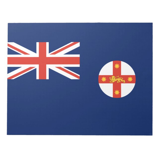 Flag of New South Wales (Australian State) Notepad (Front)