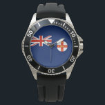 Flag of New South Wales (Australian State) Watch<br><div class="desc">This design features the flag of New South Wales, which is a state on the east coast of Australia. New South Wales borders Queensland to the north, Victoria to the south and South Australia to the west; the coast of New South Wales borders the Coral and Tasman Seas to the...</div>