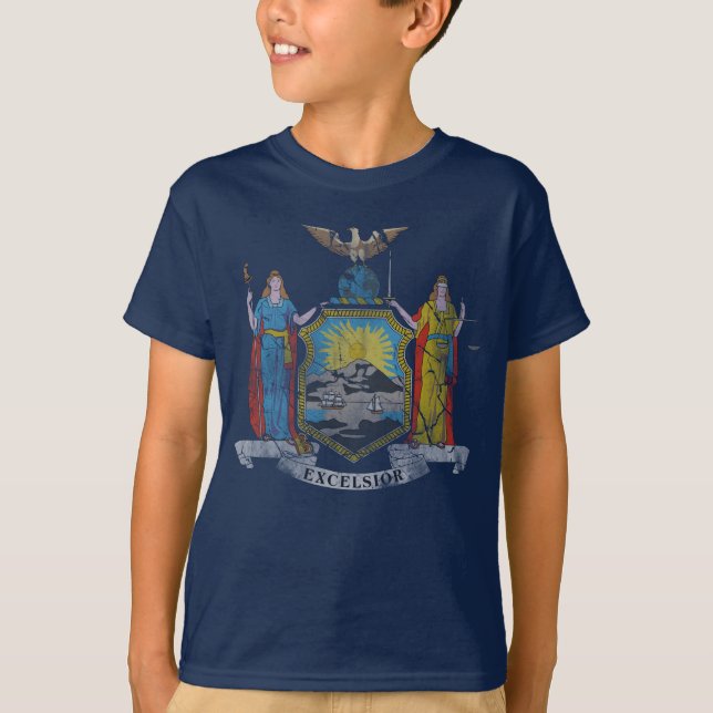 Flag of New York T-Shirt (Front)