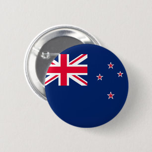 Flag of New Zealand 2 Inch Round Button