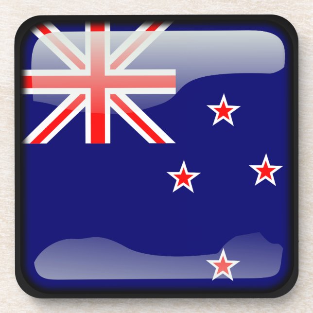 Flag of New Zealand Coaster (Front)
