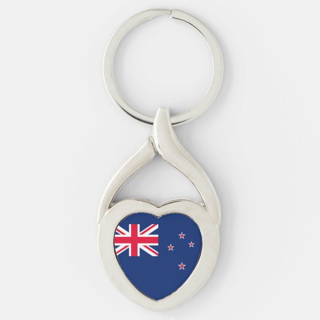 Flag of New Zealand Keychain (Front)