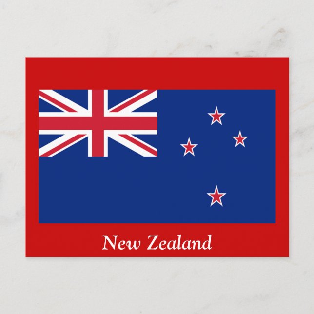 Flag of New Zealand Postcard (Front)