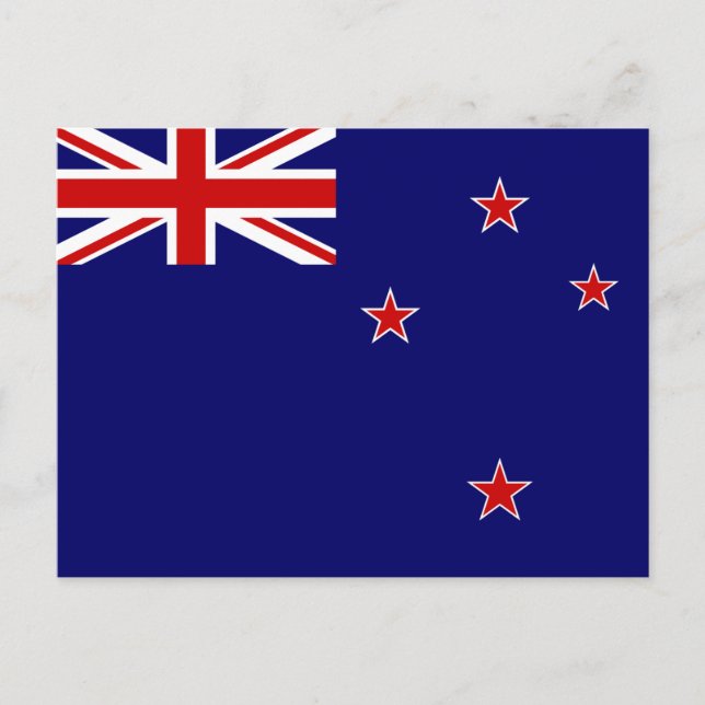 Flag of New Zealand Postcard (Front)