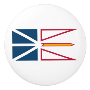 Flag of Newfoundland and Labrador (Canada) Ceramic Knob