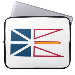 Flag of Newfoundland and Labrador (Canada) Laptop Sleeve